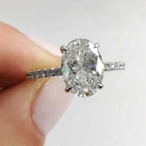 Jewelry - 14k white gold engagement ring wedding 2ct diamond